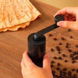 Portable Manual Coffee Grinder  Hand-Crank For Travel and Outdoor